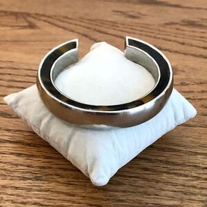 J.Crew | Chunky Open Cuff Bracelet | Silver Tone